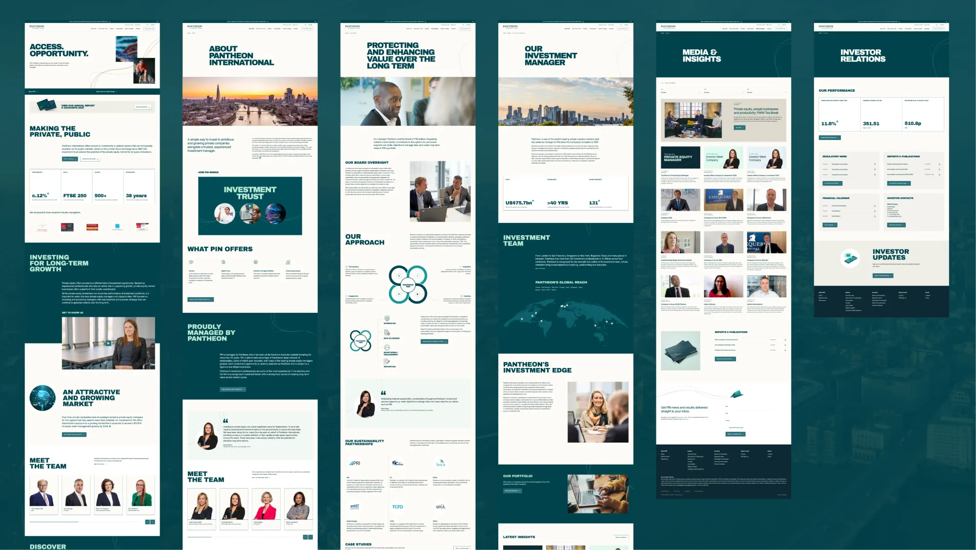 Pantheon International design system and components